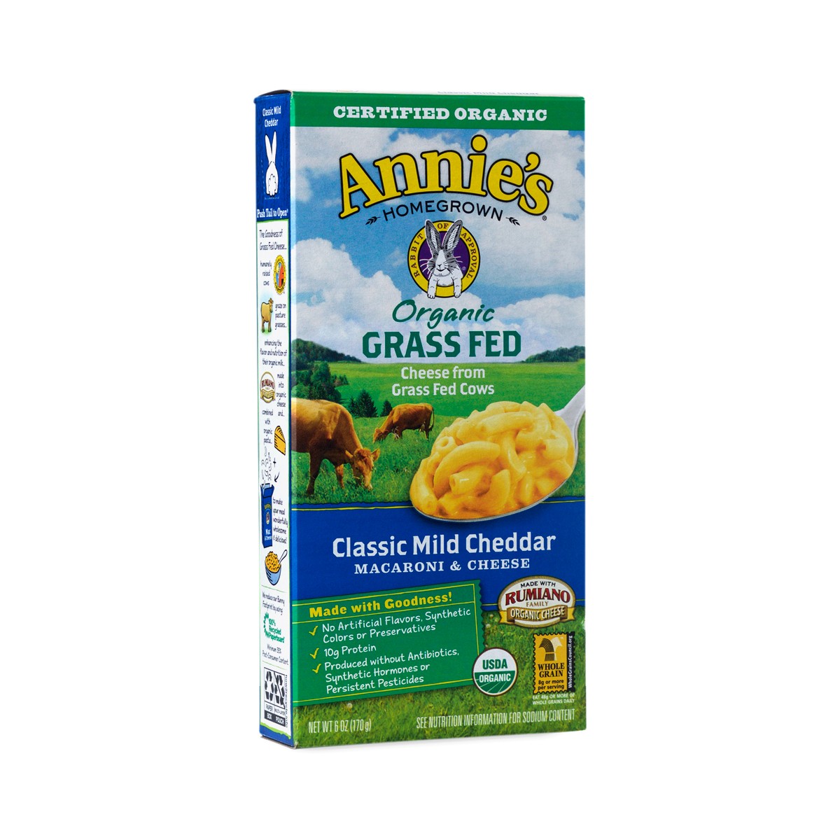 Organic Grass Fed Classic Cheddar Macaroni & Cheese - Thrive Market
