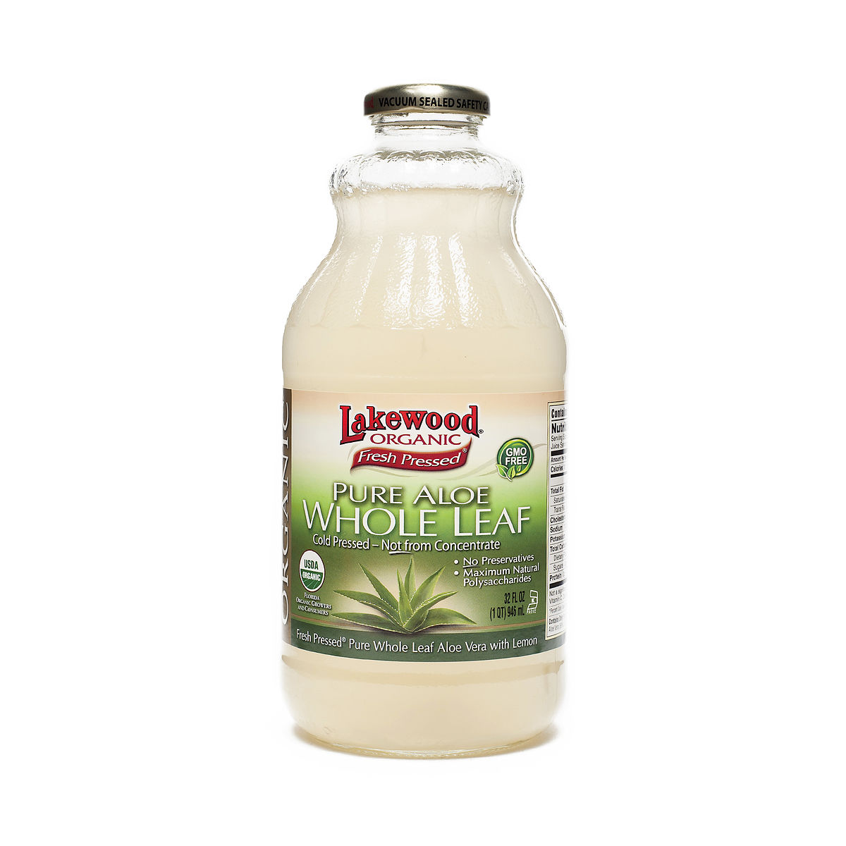 Lakewood Organic Whole Leaf Aloe Juice Thrive Market
