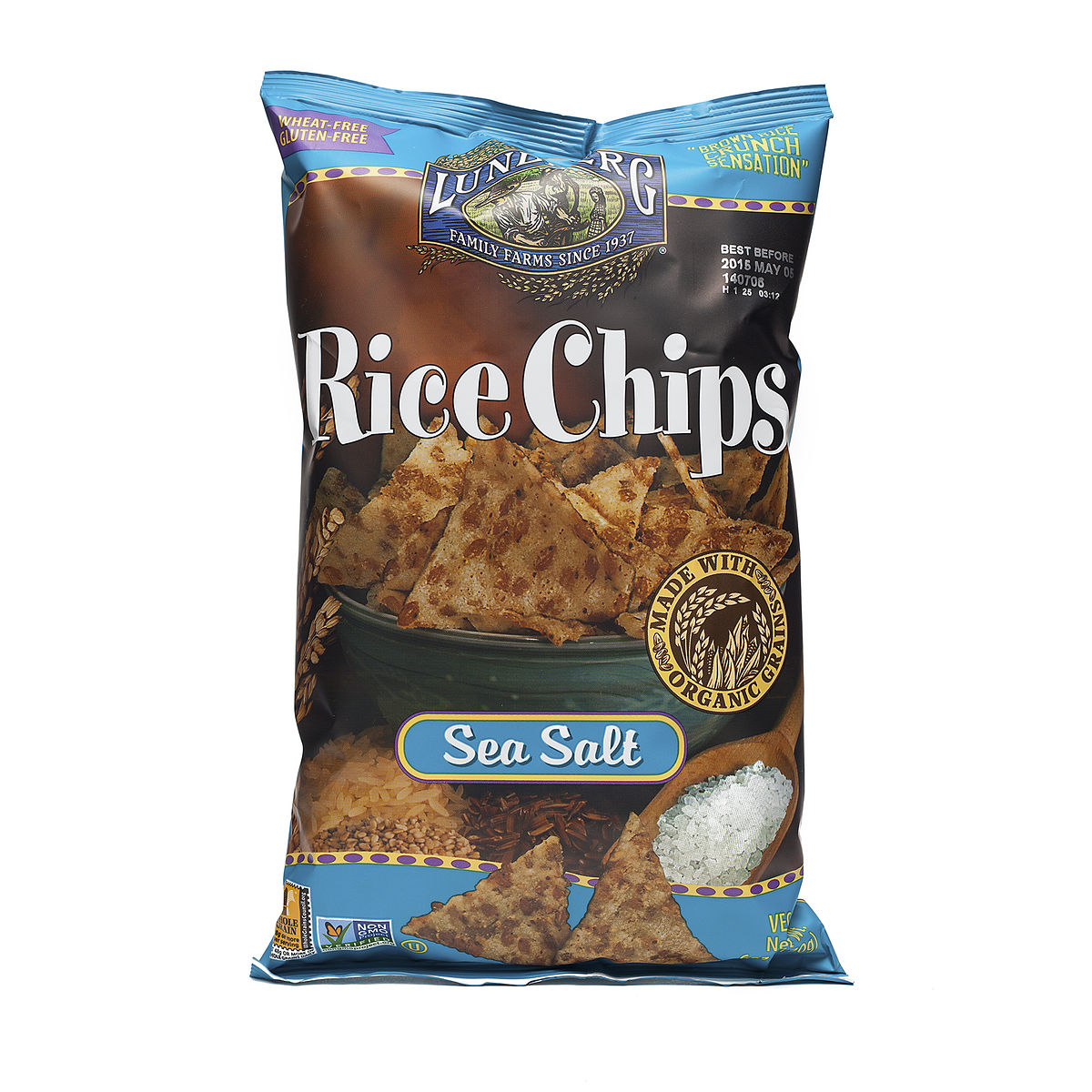 Lundberg Farms Rice Chips Sea Salt Thrive Market