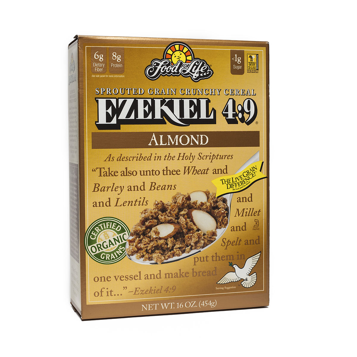 16 oz Almond Sprouted Whole Grain Cereal Thrive Market