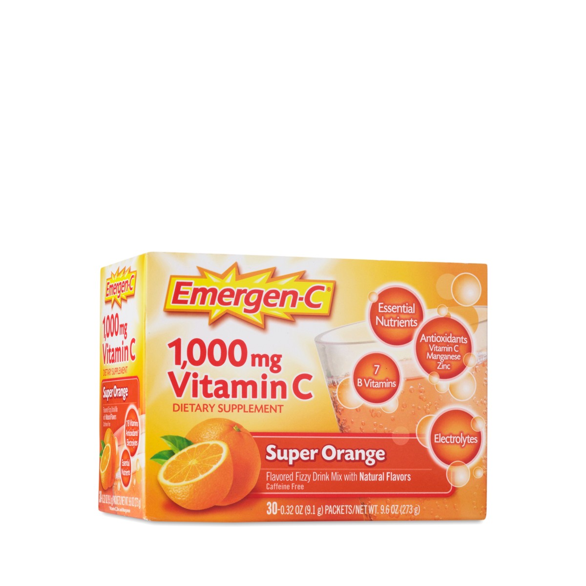 EmergenC Super Orange Vitamin C Fizzy Drink Mix Thrive Market