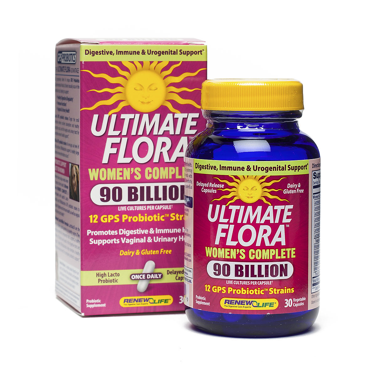 Renew Life Ultimate Flora Womens Complete Probiotic 90 Billion Thrive Market 2690