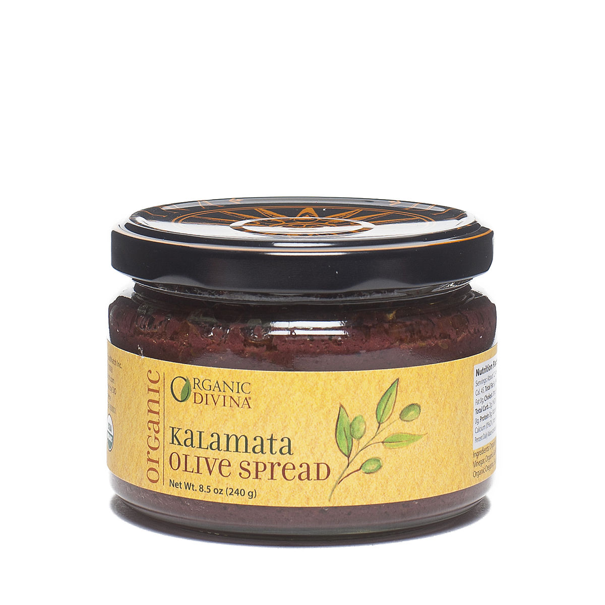 8.5 oz Kalamata Olive Spread, Organic by Divina Thrive Market