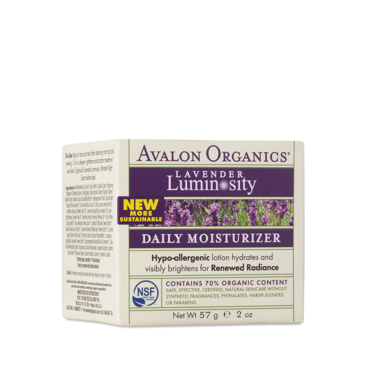 2 oz Lavender Daily Moisturizer by Avalon Organics Thrive Market