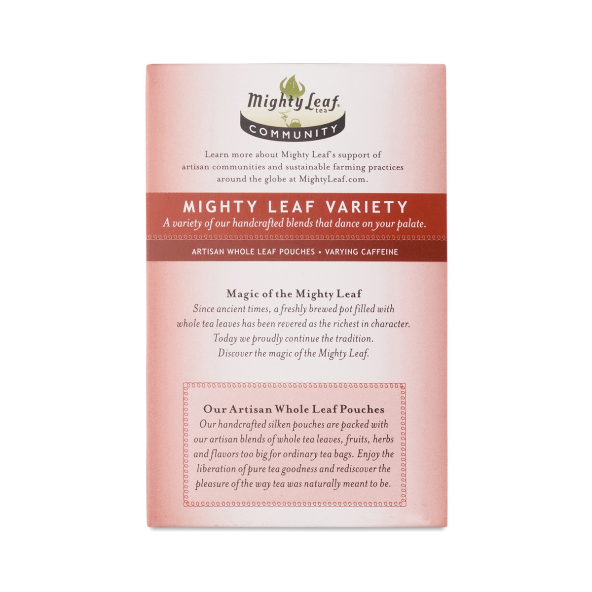 Variety Tea Sampler by Mighty Leaf Thrive Market
