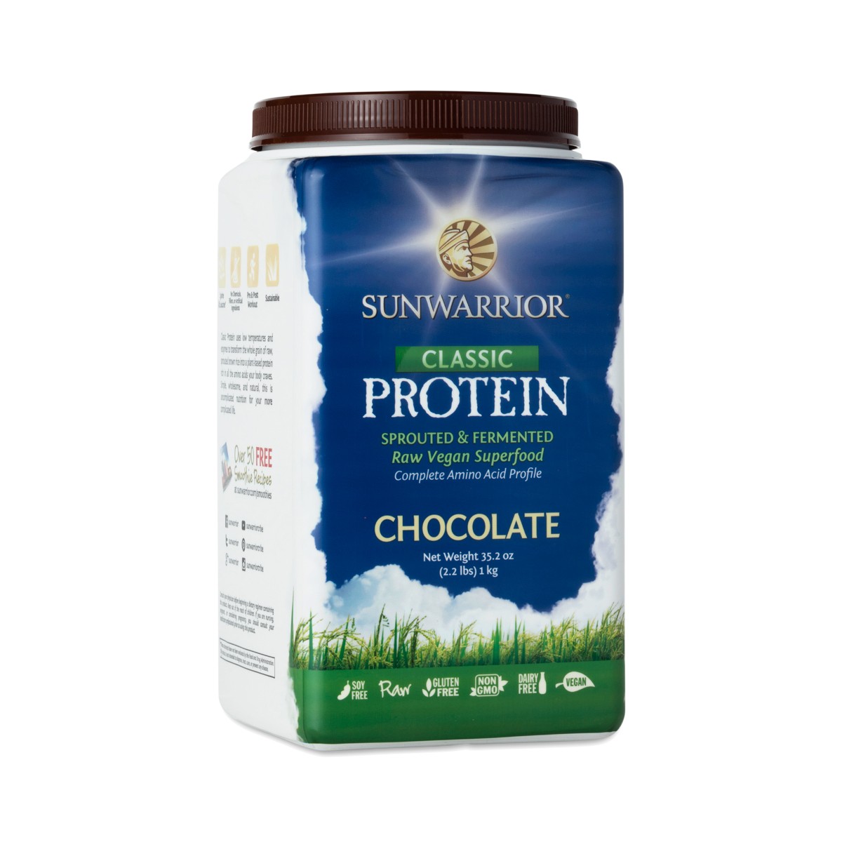 Sunwarrior Classic Raw Vegan Protein, Chocolate - Thrive ...