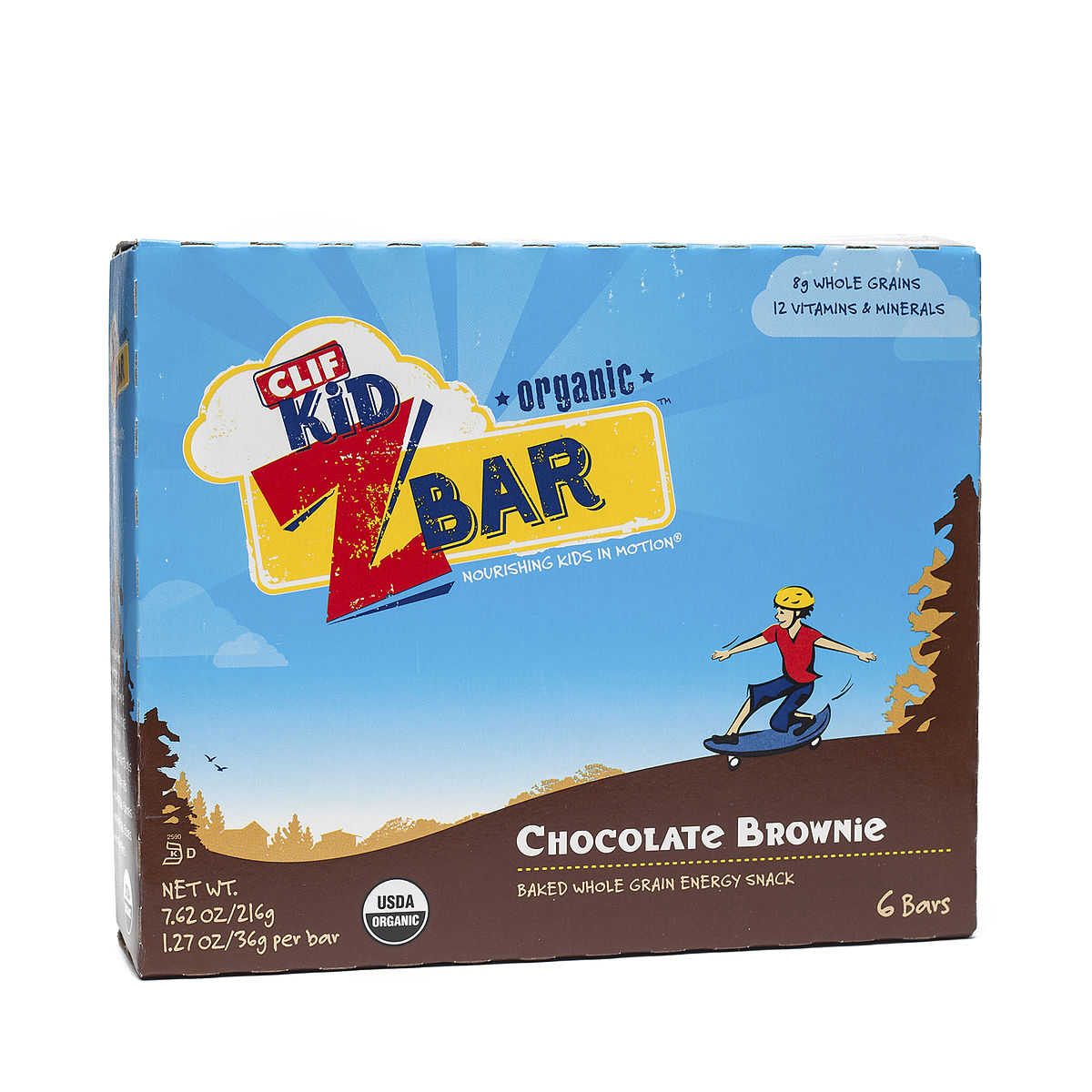 6 Pack Chocolate Brownie Zbar by Clif Bars Thrive Market