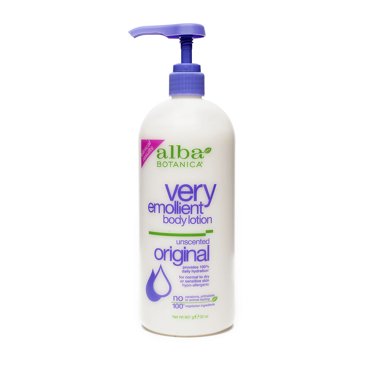 Alba Botanica Unscented Very Emollient Body Lotion Thrive Market