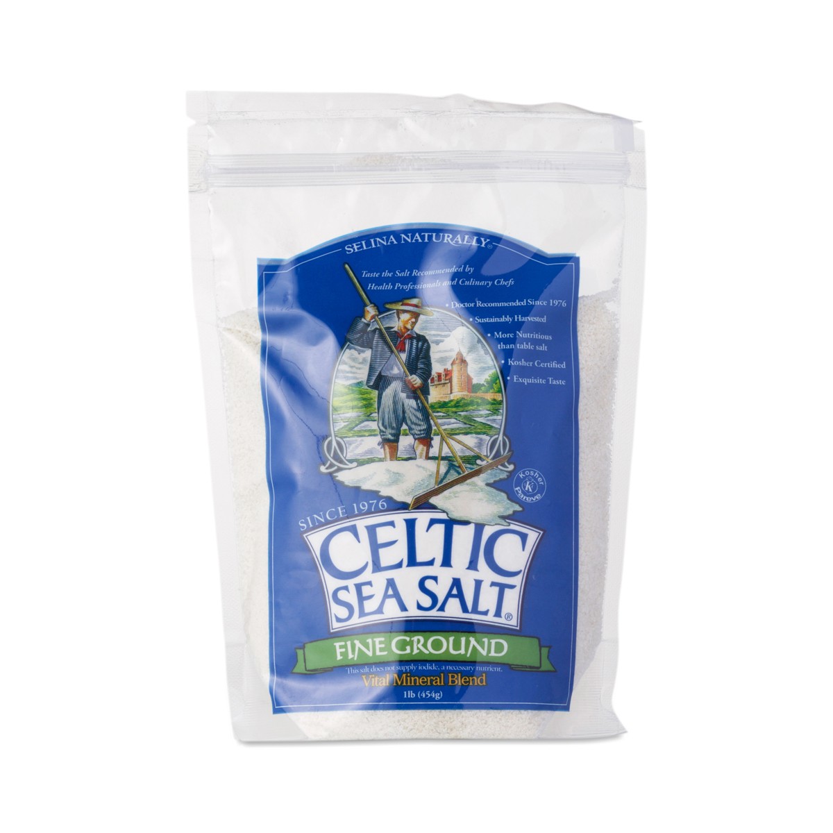 thumbnail image 2 of Mystic Nature Celtic Sea Salt – 500g Fine Ground, 100% Natural Unrefined Salt From France, Rich In Minerals 2 of 10