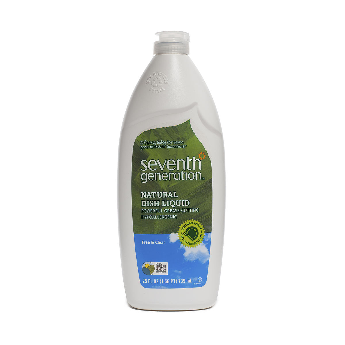 Seventh Generation Dishwashing Liquid Free and Clear Thrive Market