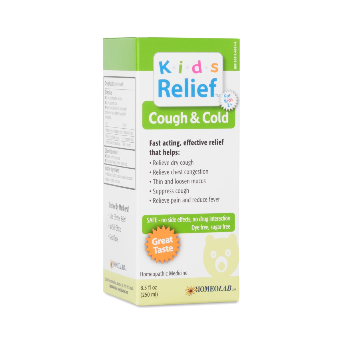 Homeolab Kids Relief, Cough and Cold Thrive Market