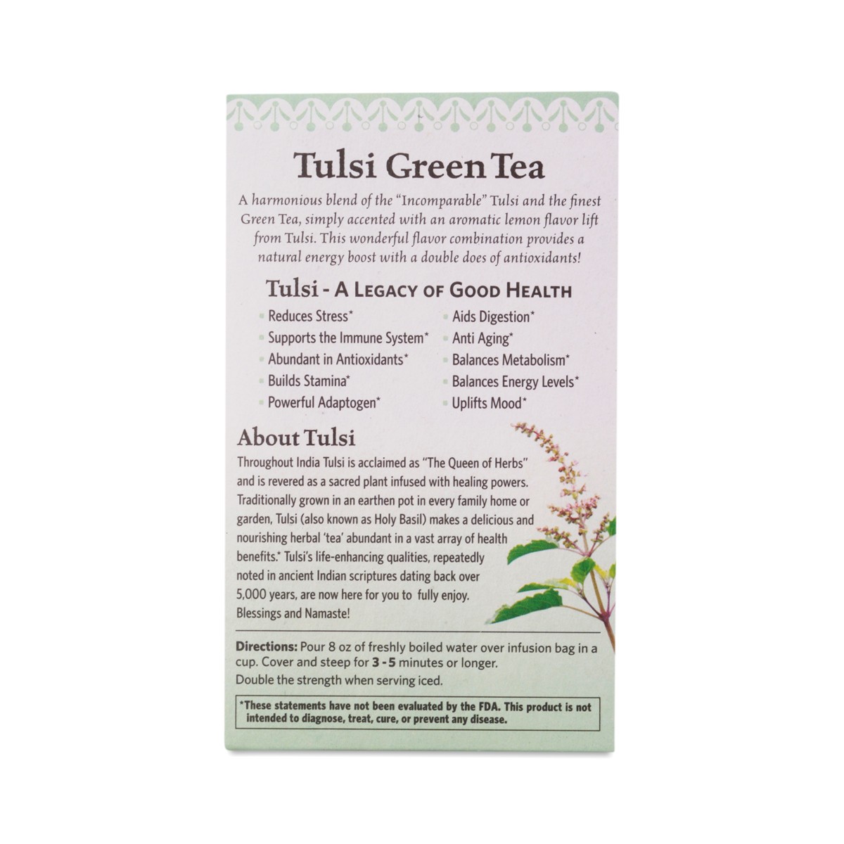 Organic Tulsi Tea Reviews