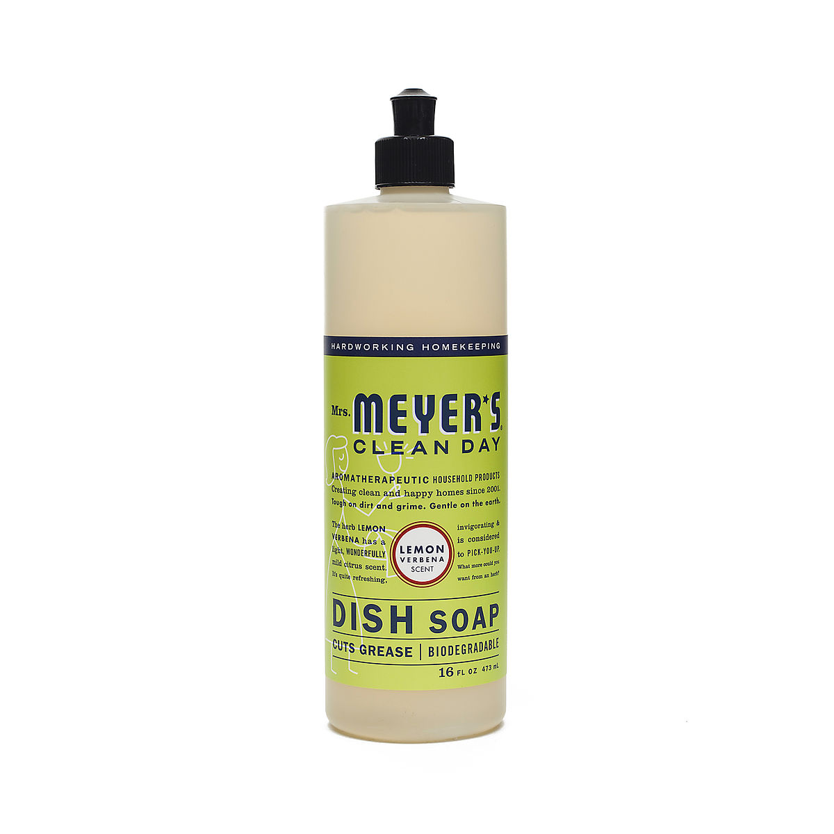 Mrs. Meyer's Lemon Verbena Dish Soap Thrive Market