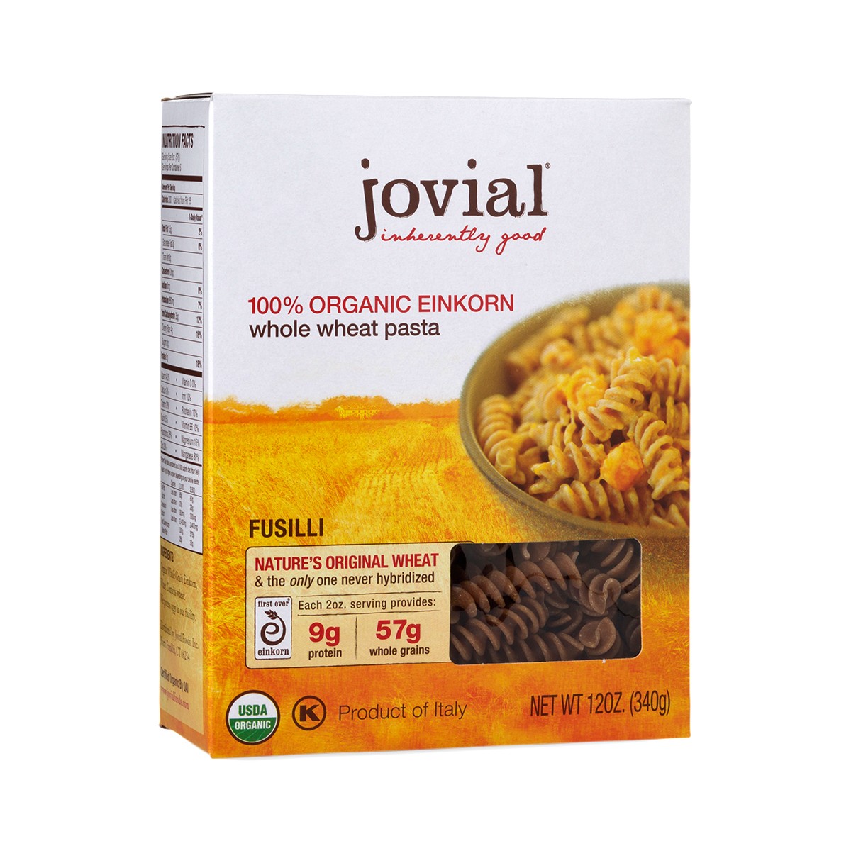 12 oz Organic Einkorn Fusilli Pasta by Jovial Thrive Market