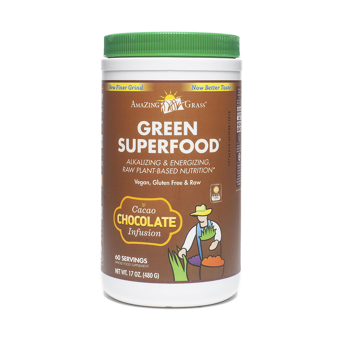 Chocolate Green SuperFood Powder by Amazing Grass Thrive Market