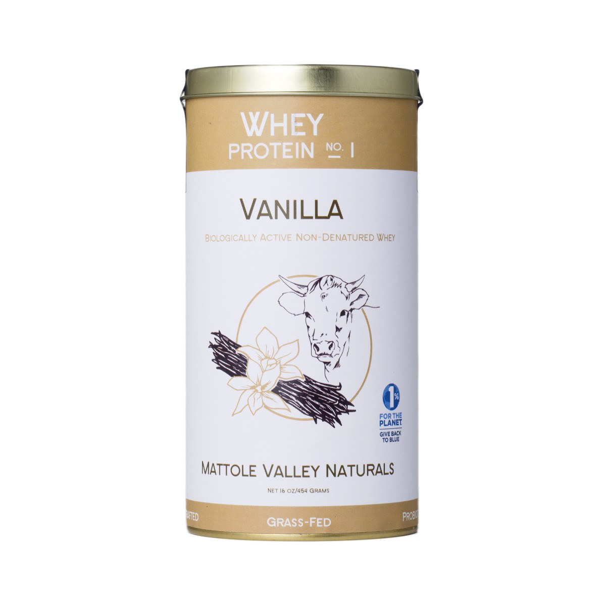 Mattole Valley Naturals Vanilla Whey Protein Powder no.1 Thrive Market