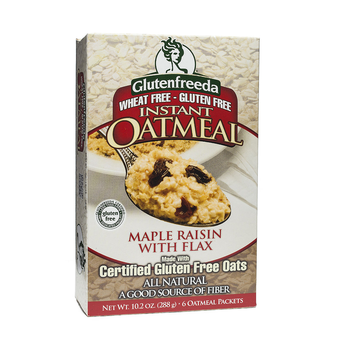 Glutenfreeda Maple Raisin with Flax Instant Oatmeal Thrive Market