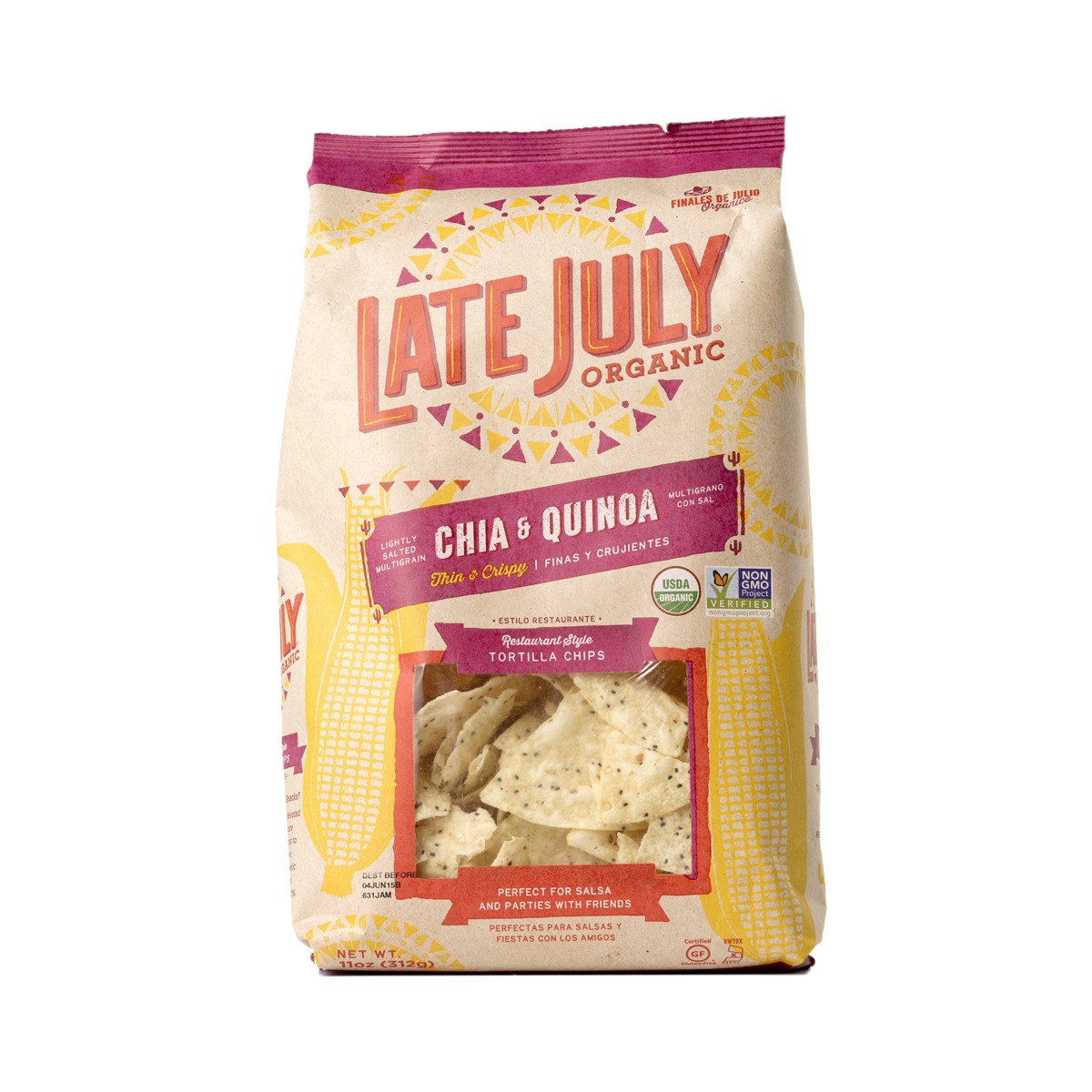 Late July Chia & Quinoa Tortilla Chips Thrive Market