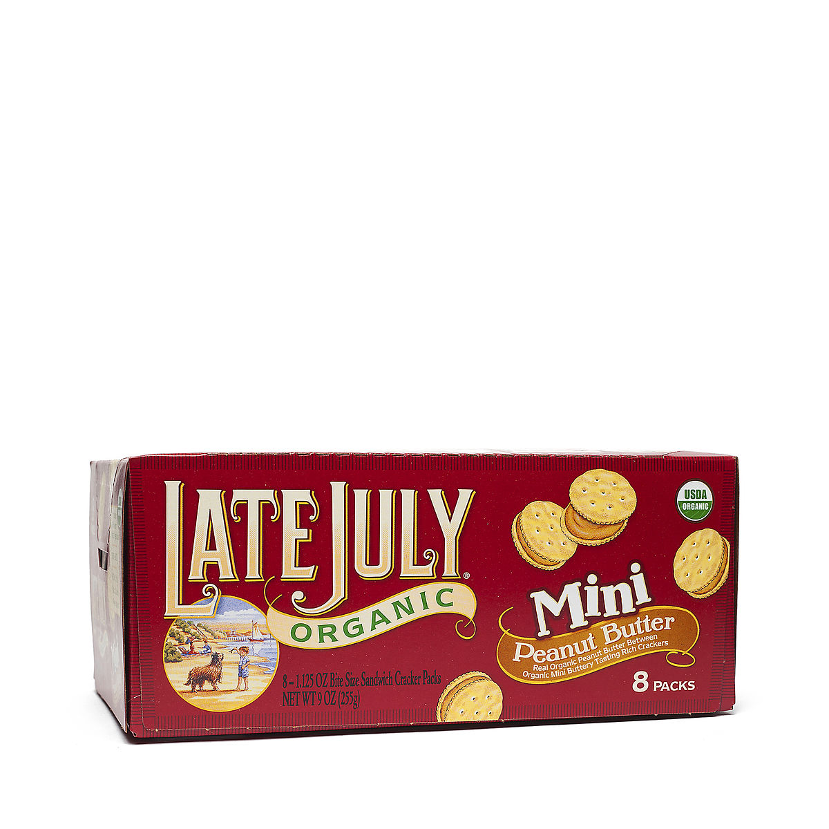 Late July Organic Mini Peanut Butter Sandwich Crackers Thrive Market