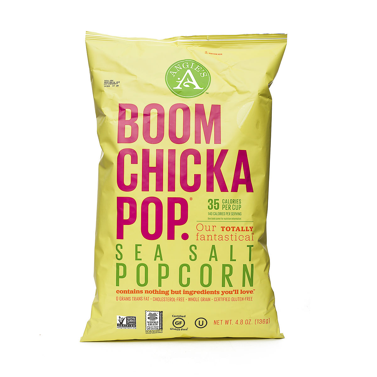 Boomchickapop Sea Salt Popcorn by Angie's Thrive Market