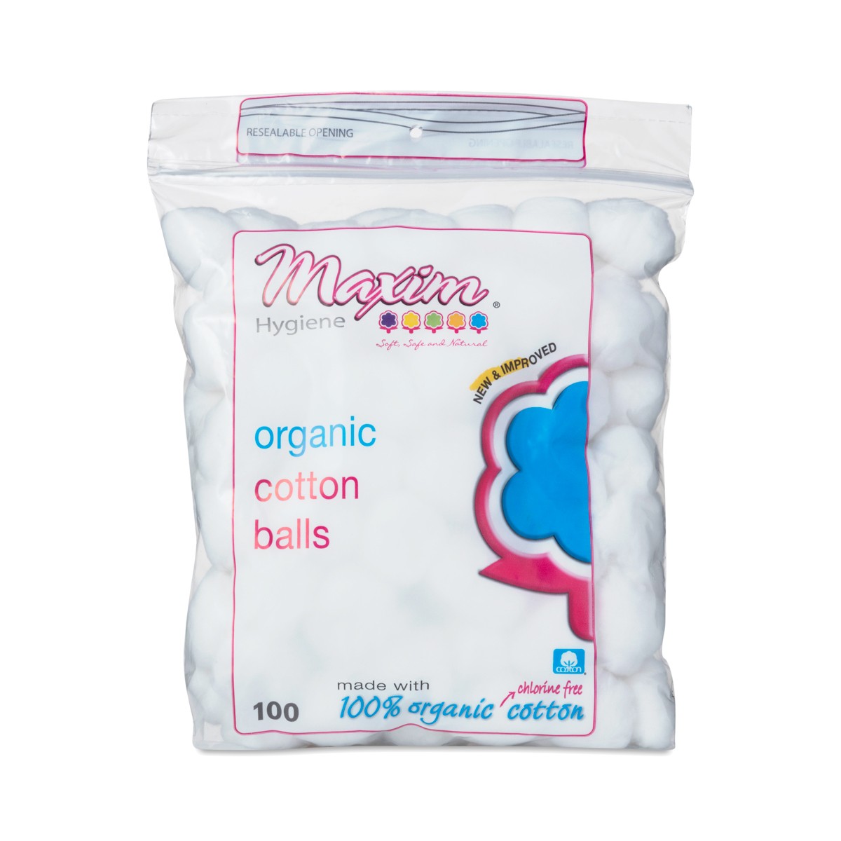 Maxim Hygiene Organic Cotton Balls Thrive Market