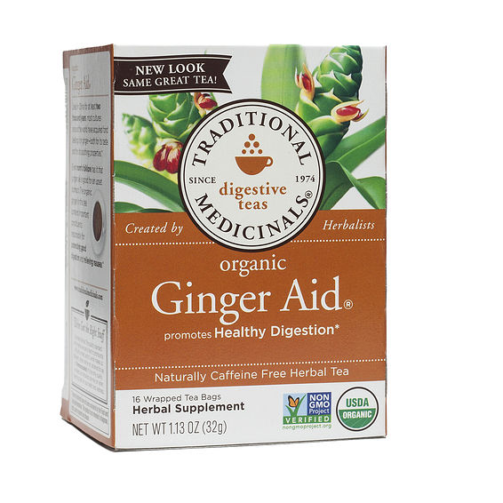 Ginger Aid Herbal Tea by Traditional Medicinals Thrive Market