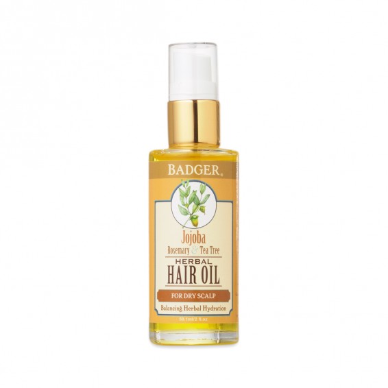 Jojoba Hair Oil for Dry Scalp by Badger Thrive Market