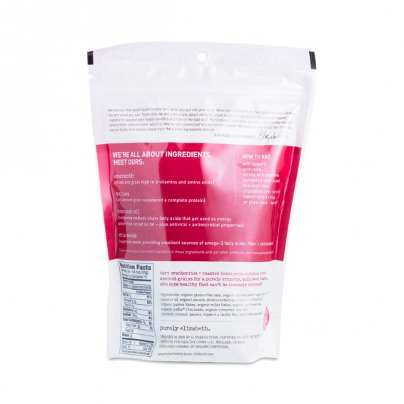 Purely Elizabeth Ancient Grain Granola Cereal Cranberry Pecan Thrive