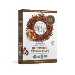 Sprouted Brown Rice Crisps, Cacao