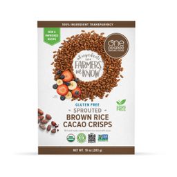 Gluten Free Sprouted Brown Rice Crisps, Cacao