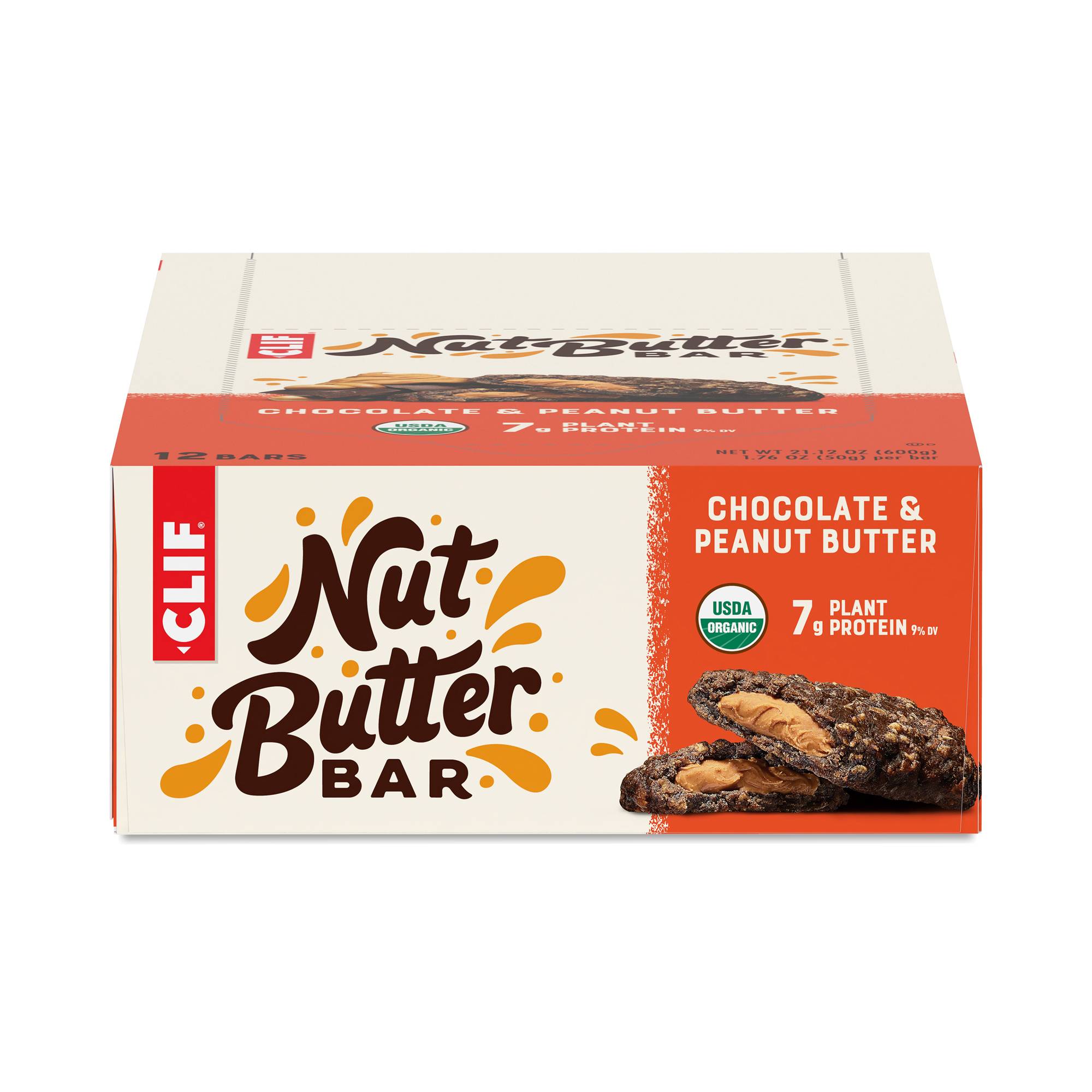 Nut Butter Bars, Chocolate & Peanut Butter