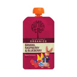 Banana, Raspberry & Blueberry Pouches