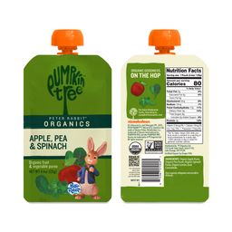 Peter Rabbit Puree Pouches Variety Pack, Fruit & Vegetable