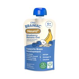Little Brainiac Neuro+ Super Smoothie, Blueberry Banana Oat