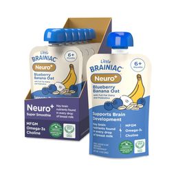 Little Brainiac Neuro+ Super Smoothie, Blueberry Banana Oat