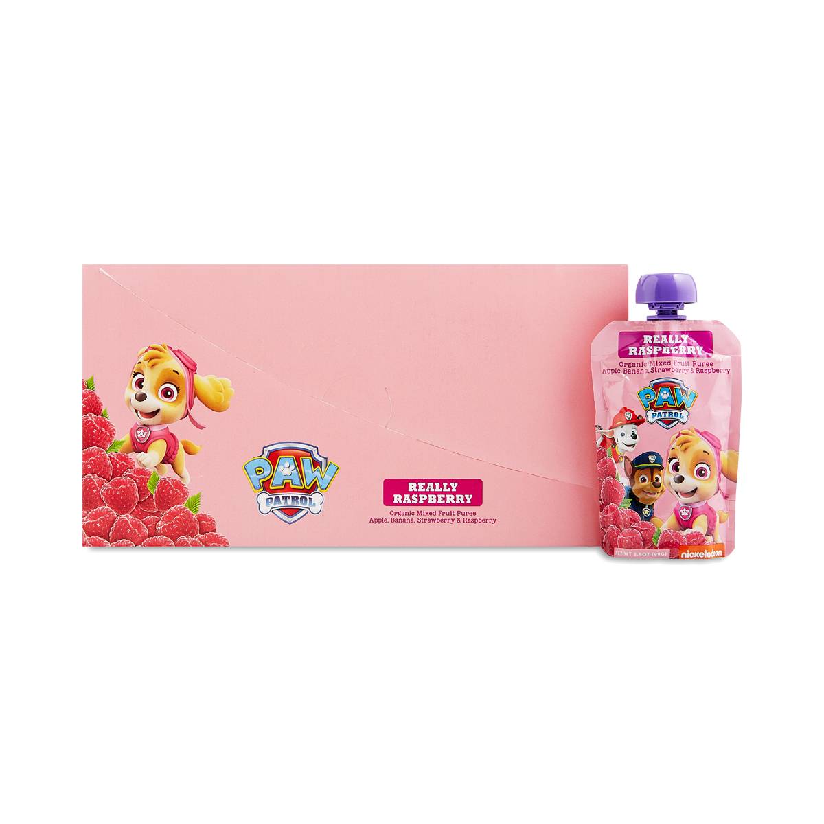 Organic Really Raspberry Paw Patrol Fruit Snack