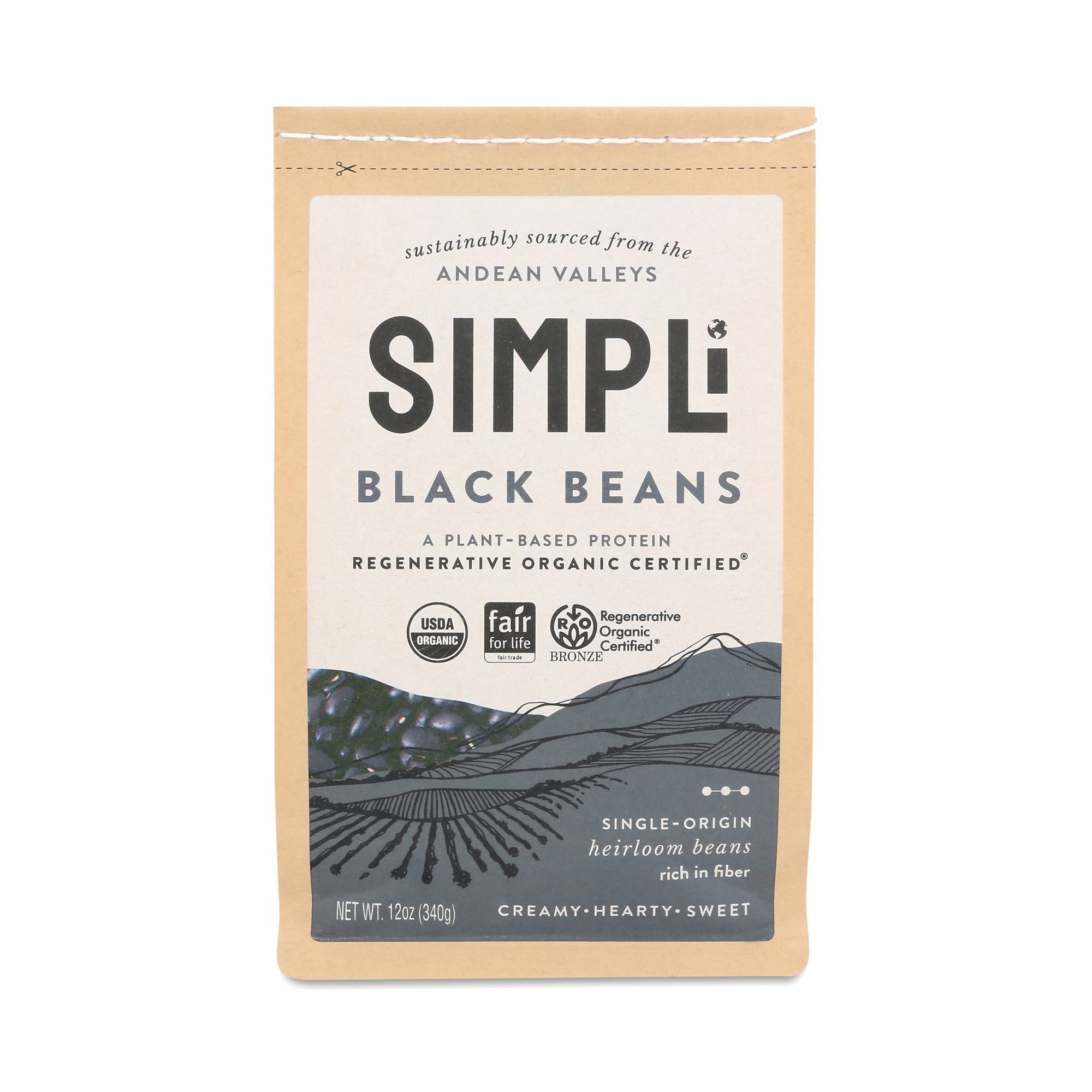 Regenerative Organic Black Beans