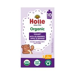 Yogurt Pouch Snacks, Blueberries, Apple & Banana