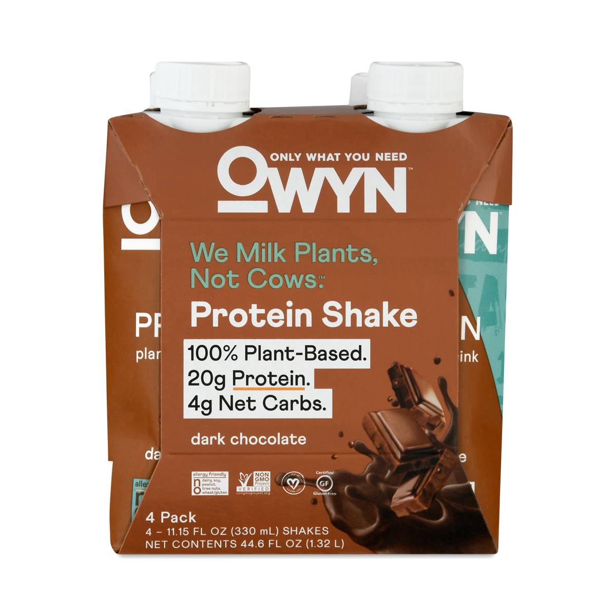 OWYN PlantBased Protein Shake, Dark Chocolate Thrive Market