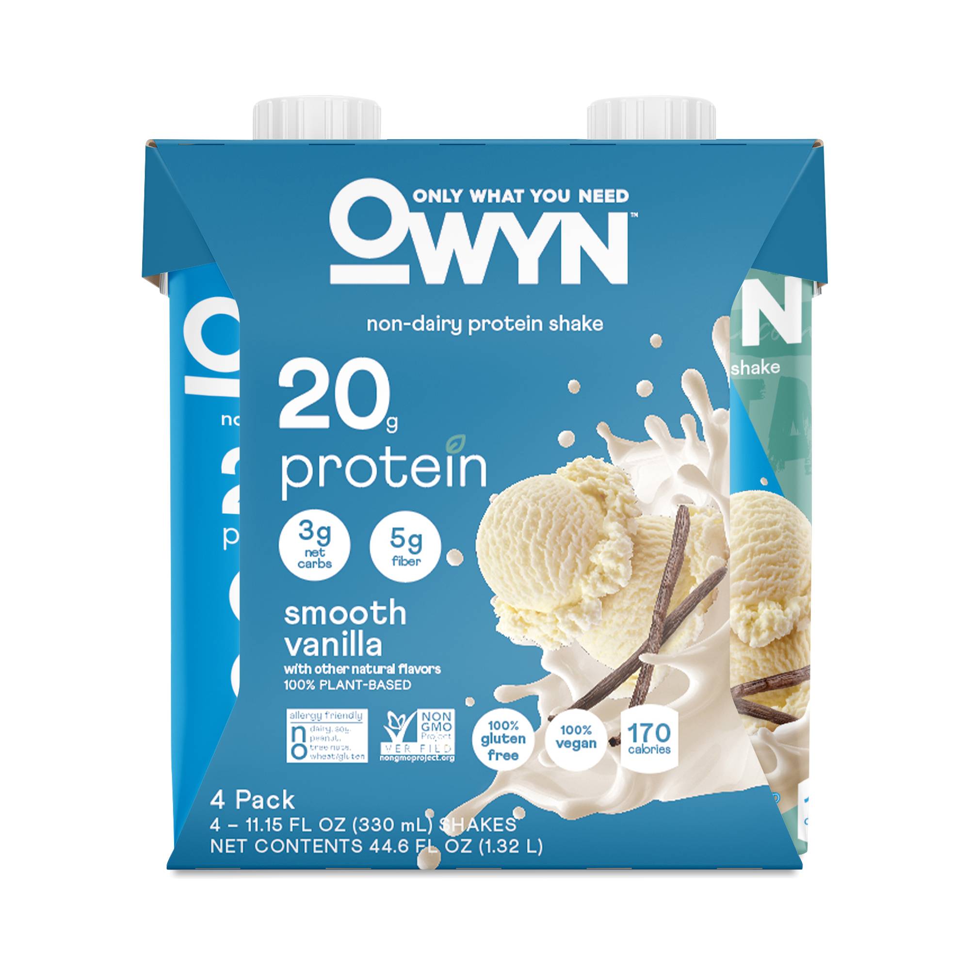 Plant-Based Protein Shake, Smooth Vanilla