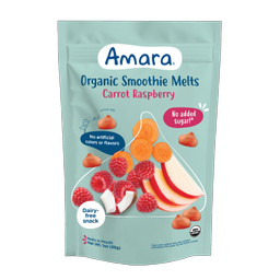 Organic Smoothie Melts, Carrot Raspberry