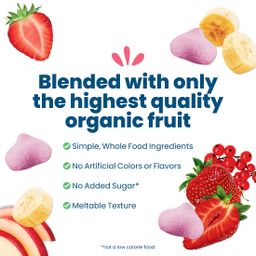 Organic Smoothie Melts, Mixed Red Berries