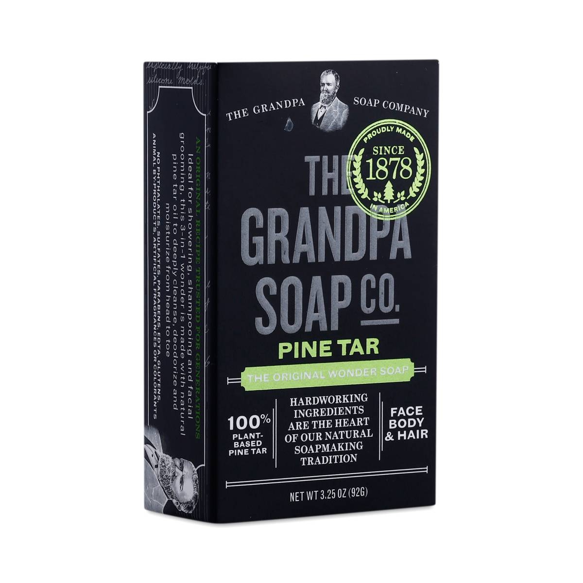 Pine Tar Soap by Grandpa Soap Co. Thrive Market