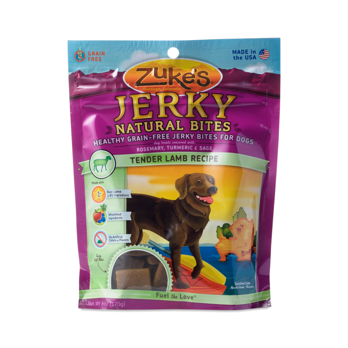 Natural Bites Dog Treats, Lamb