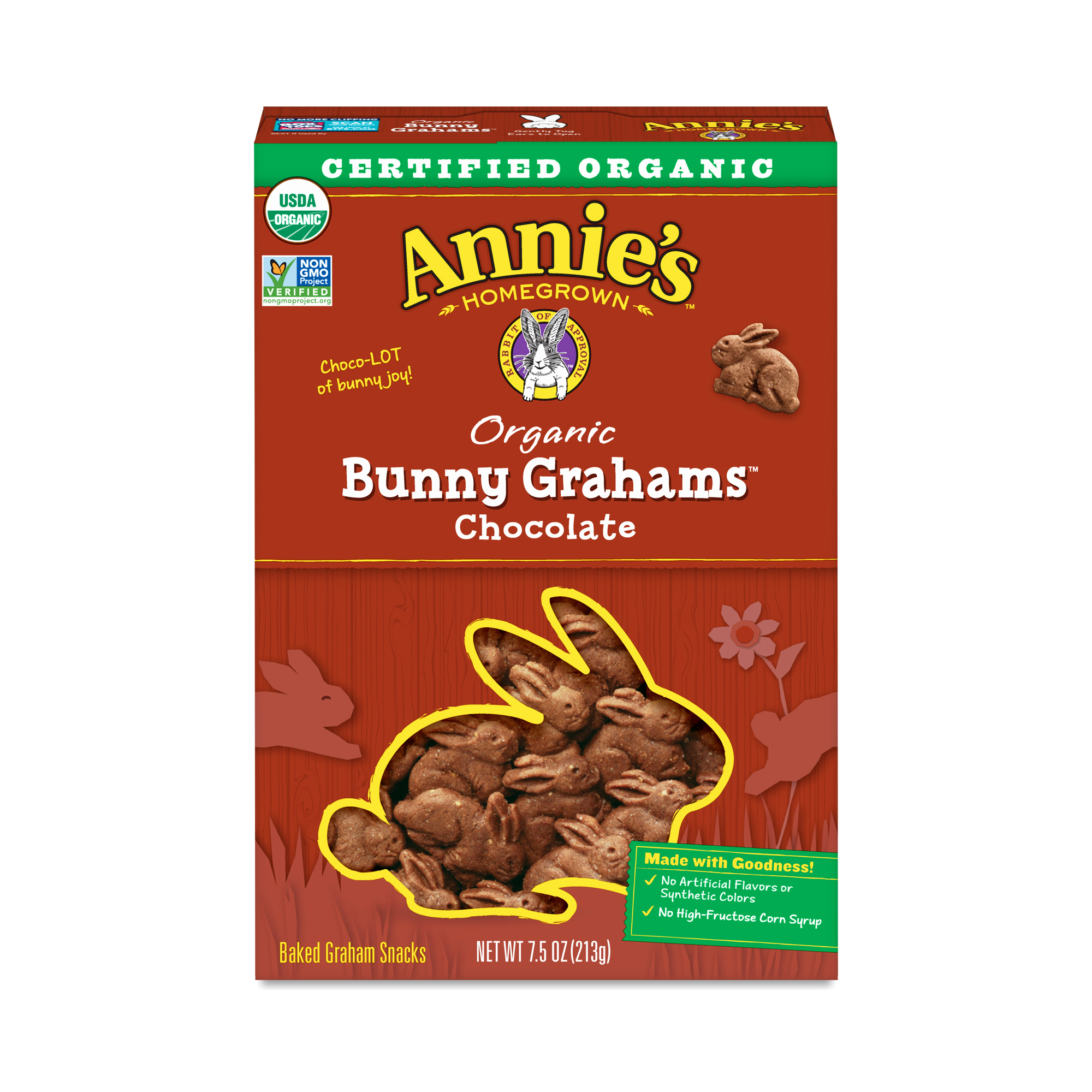 Annie's Organic Birthday Cake Bunny Grahams Baked Snacks - 7.5oz : Target