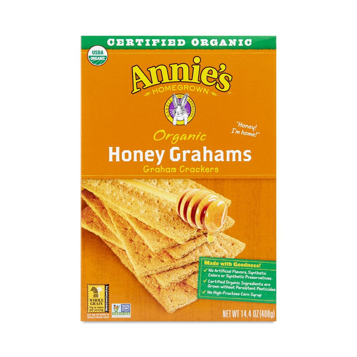 Organic Honey Grahams Crackers by Annies Thrive Market