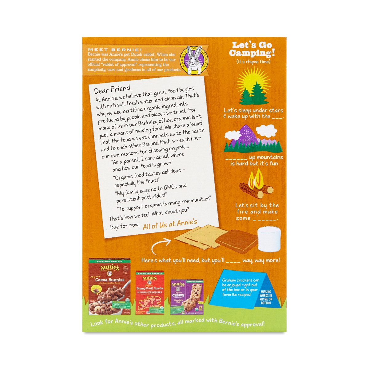 Organic Honey Grahams Crackers by Annies Thrive Market