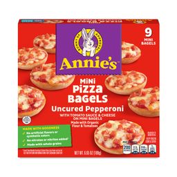 Mini Pizza Bagels, Uncured Pepperoni