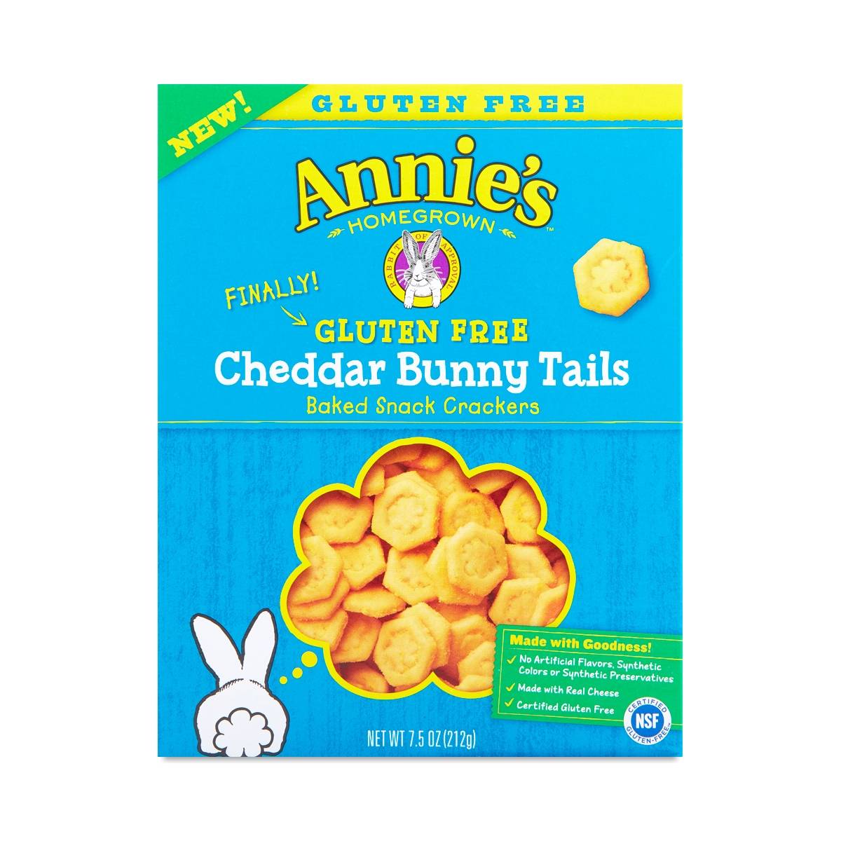 Annie's Gluten Free Cheddar Bunny Tail Crackers Thrive Market