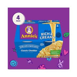 Microwavable Deluxe Rich & Creamy Mac & Cheese Shells, Classic Cheddar